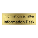 Informationsschalter - Information Desk