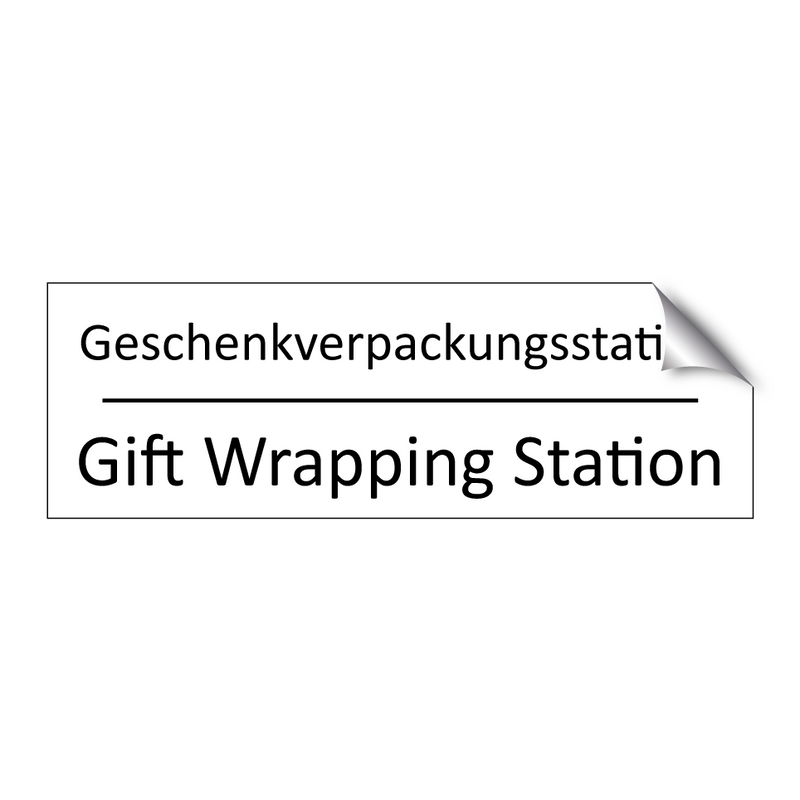 Geschenkverpackungsstation - Gift Wrapping Station