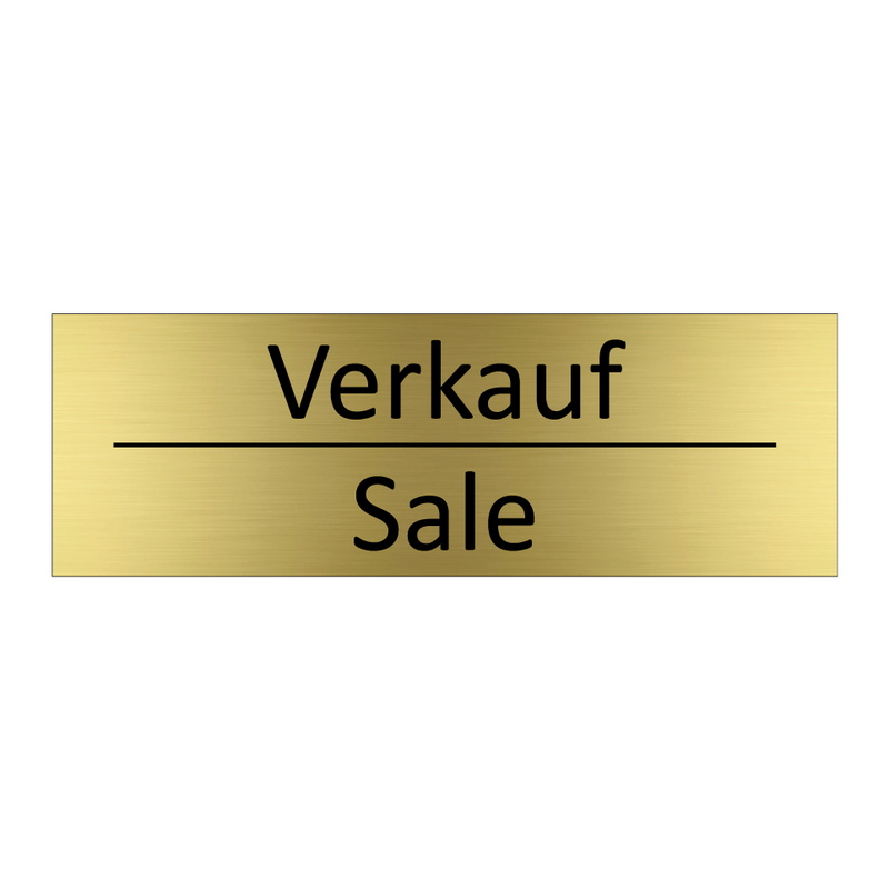 Verkauf - Sale