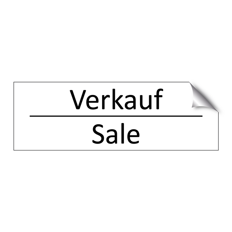 Verkauf - Sale