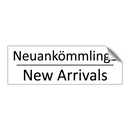 Neuankömmlinge - New Arrivals
