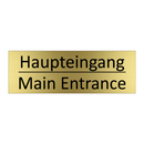 Haupteingang - Main Entrance