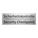 Sicherheitskontrolle - Security Checkpoint
