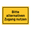 Bitte alternativen Zugang nutzen & Bitte alternativen Zugang nutzen