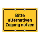 Bitte alternativen Zugang nutzen & Bitte alternativen Zugang nutzen