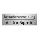 Besucheranmeldung - Visitor Sign-In