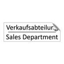 Verkaufsabteilung - Sales Department
