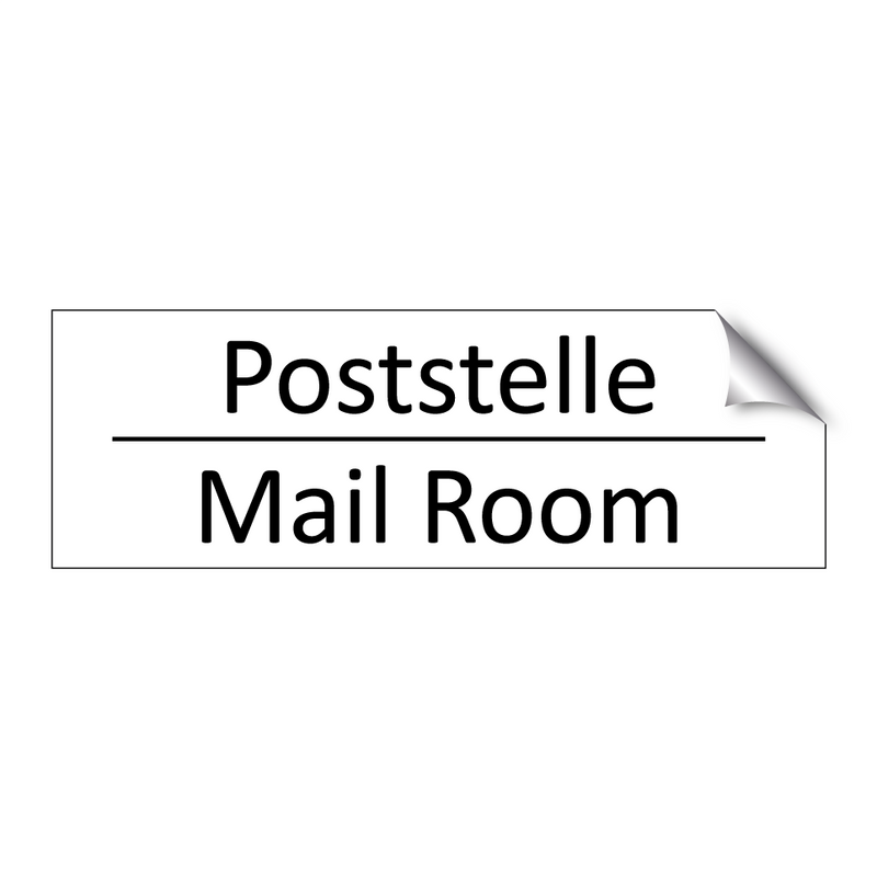 Poststelle - Mail Room