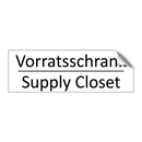 Vorratsschrank - Supply Closet