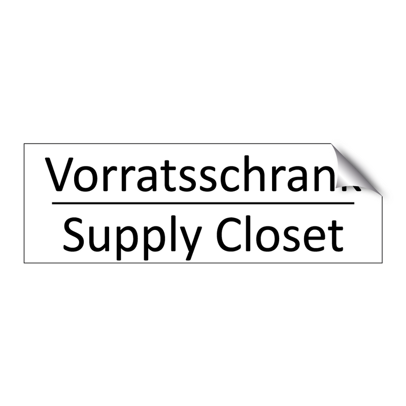 Vorratsschrank - Supply Closet