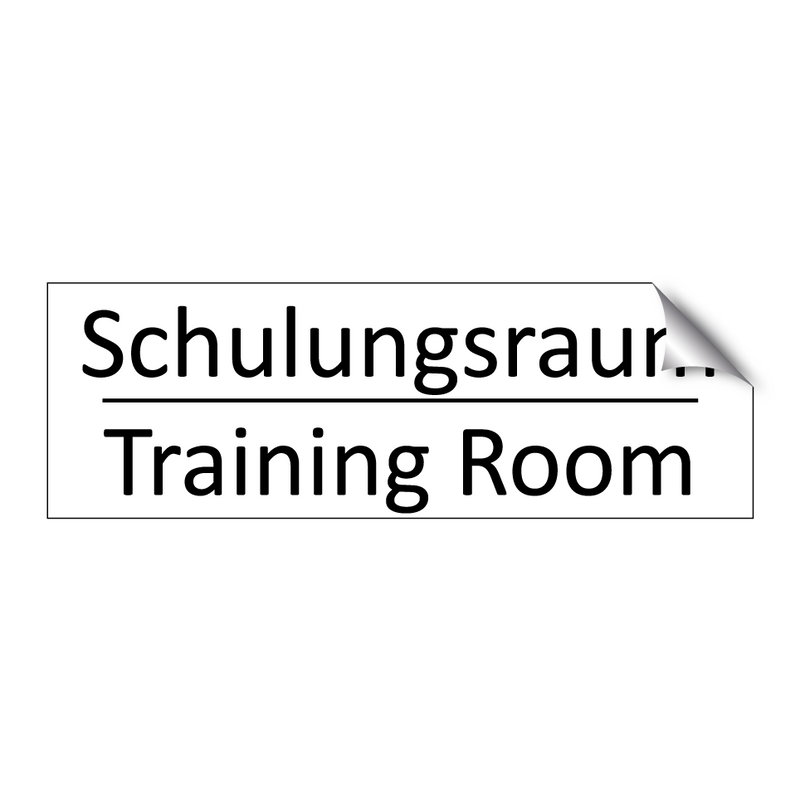 Schulungsraum - Training Room