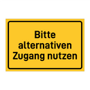 Bitte alternativen Zugang nutzen & Bitte alternativen Zugang nutzen
