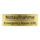 Notaufnahme - Emergency Room (ER)