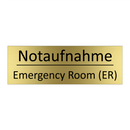 Notaufnahme - Emergency Room (ER)