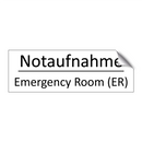 Notaufnahme - Emergency Room (ER)