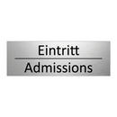 Eintritt - Admissions