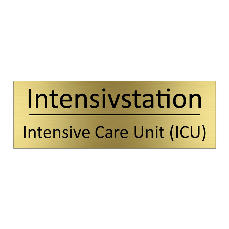 Intensivstation - Intensive Care Unit (ICU)