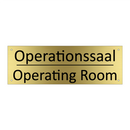 Operationssaal - Operating Room