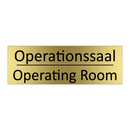 Operationssaal - Operating Room