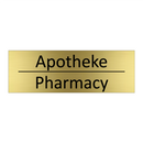 Apotheke - Pharmacy