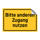 Bitte anderen Zugang nutzen & Bitte anderen Zugang nutzen & Bitte anderen Zugang nutzen