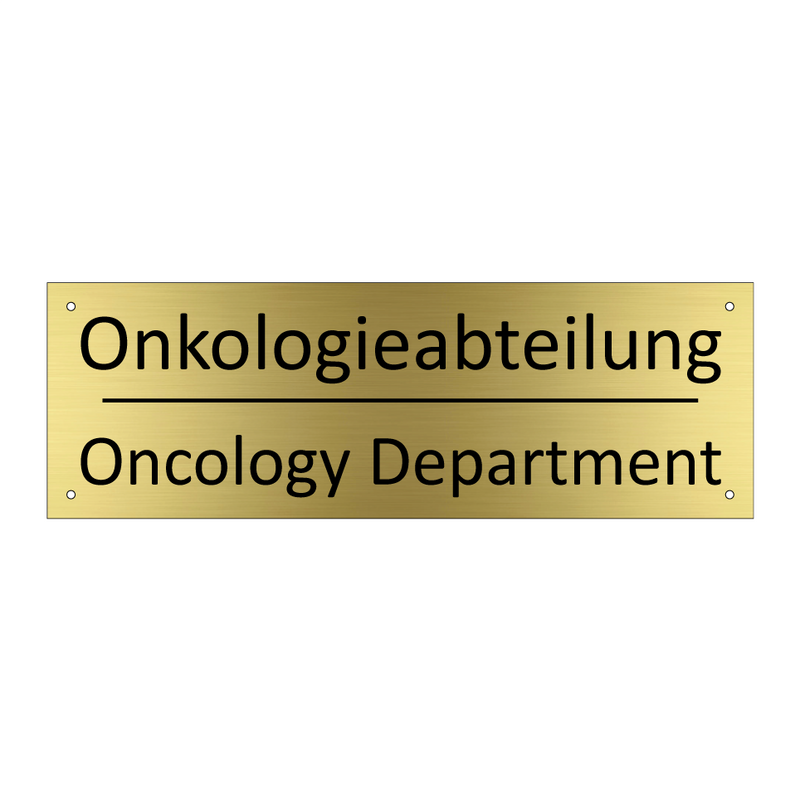 Onkologieabteilung - Oncology Department