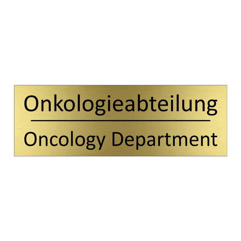 Onkologieabteilung - Oncology Department