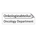Onkologieabteilung - Oncology Department