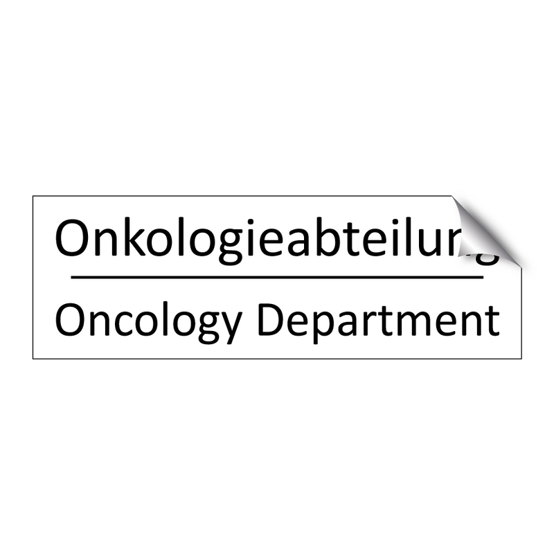 Onkologieabteilung - Oncology Department