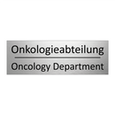 Onkologieabteilung - Oncology Department