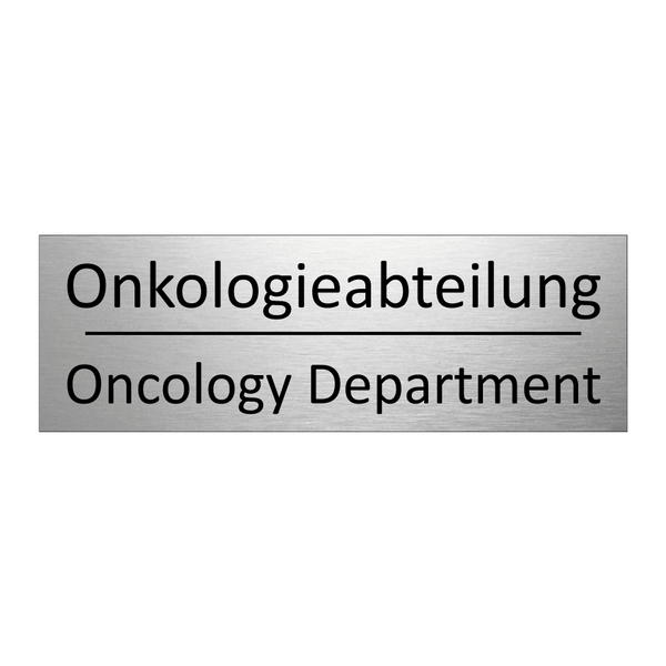 Onkologieabteilung - Oncology Department