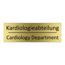 Kardiologieabteilung - Cardiology Department
