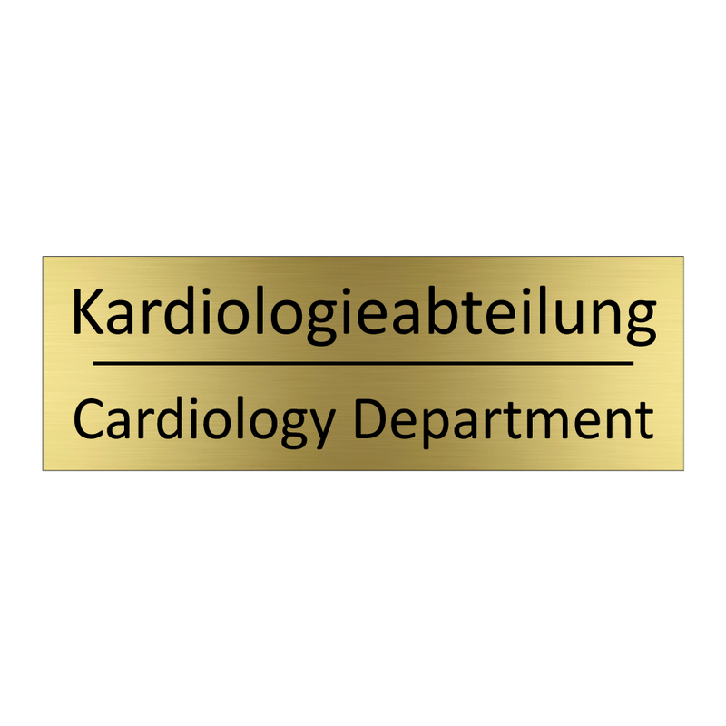 Kardiologieabteilung - Cardiology Department