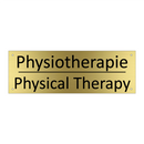 Physiotherapie - Physical Therapy