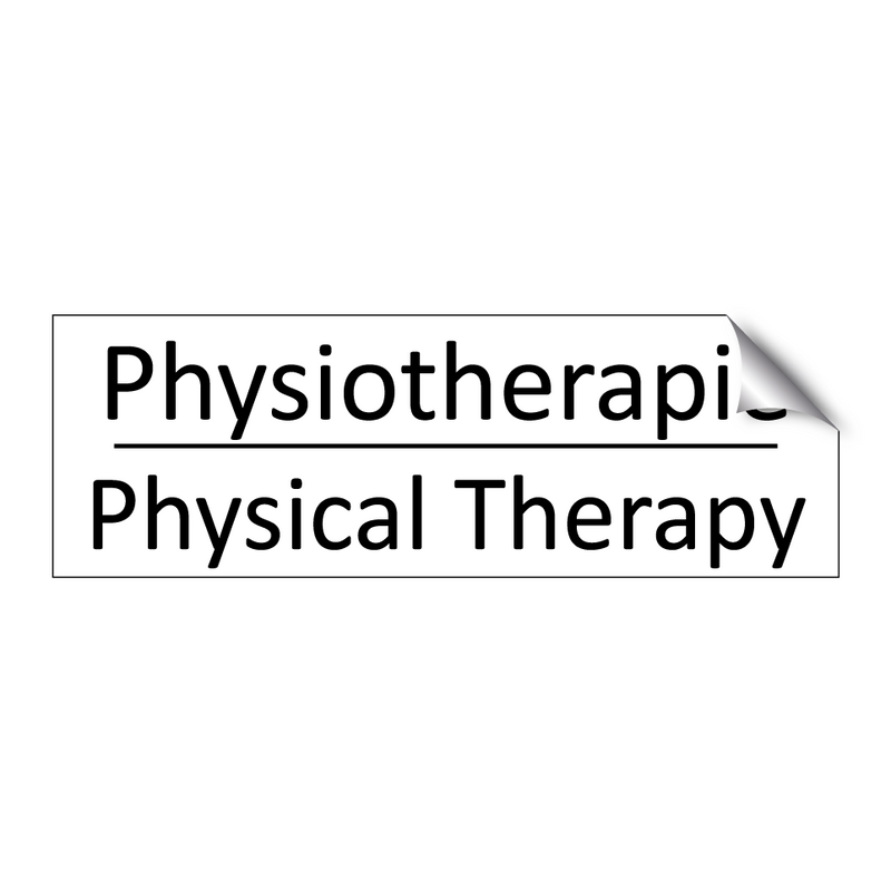 Physiotherapie - Physical Therapy