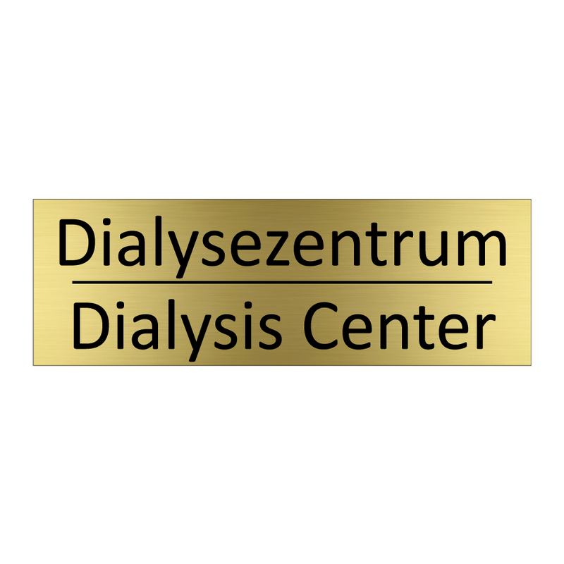 Dialysezentrum - Dialysis Center