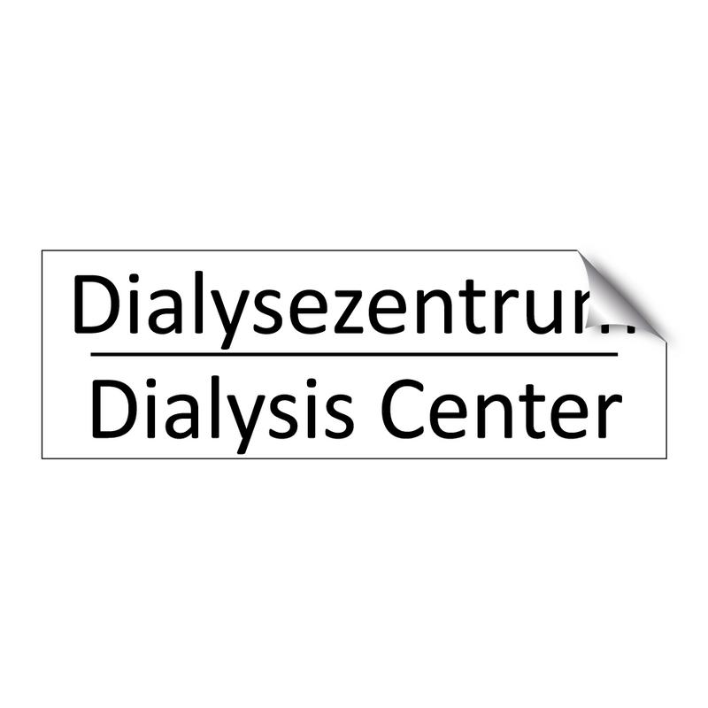 Dialysezentrum - Dialysis Center