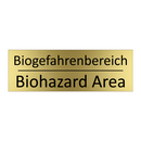 Biogefahrenbereich - Biohazard Area