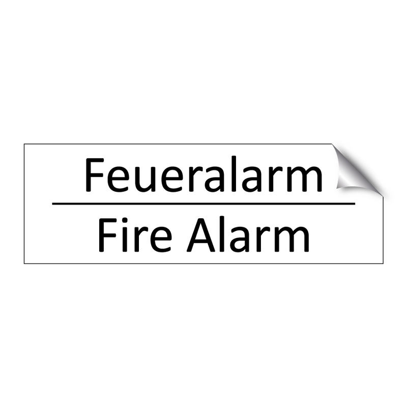 Feueralarm - Fire Alarm
