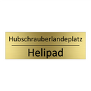 Hubschrauberlandeplatz - Helipad
