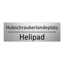Hubschrauberlandeplatz - Helipad