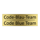 Code-Blau-Team - Code Blue Team
