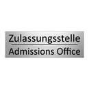 Zulassungsstelle - Admissions Office