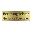 Beratungslehrer - Guidance Counselor