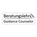 Beratungslehrer - Guidance Counselor