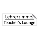 Lehrerzimmer - Teacher's Lounge