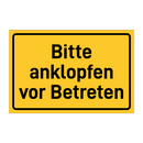 Bitte anklopfen vor Betreten & Bitte anklopfen vor Betreten & Bitte anklopfen vor Betreten