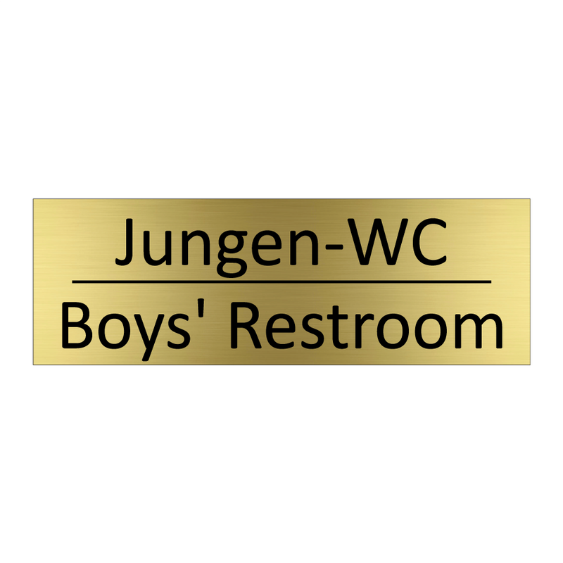 Jungen-WC - Boys' Restroom