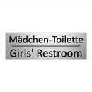 Mädchen-Toilette - Girls' Restroom