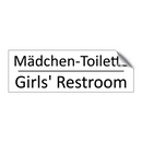 Mädchen-Toilette - Girls' Restroom